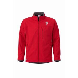 Majestic Philadelphia Phillies Red Full Zip Jacket Men’s Large MLB Softshell